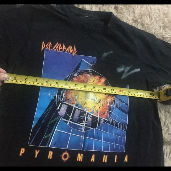 Def Leppard T shirt Pyromania S - Picture 7 of 9
